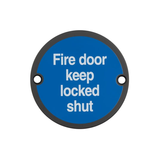 Stainless Steel Fire Door Keep Locked Shut