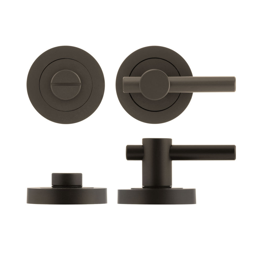 Jedo Easy Thumb Turn & Lock - Dark Bronze