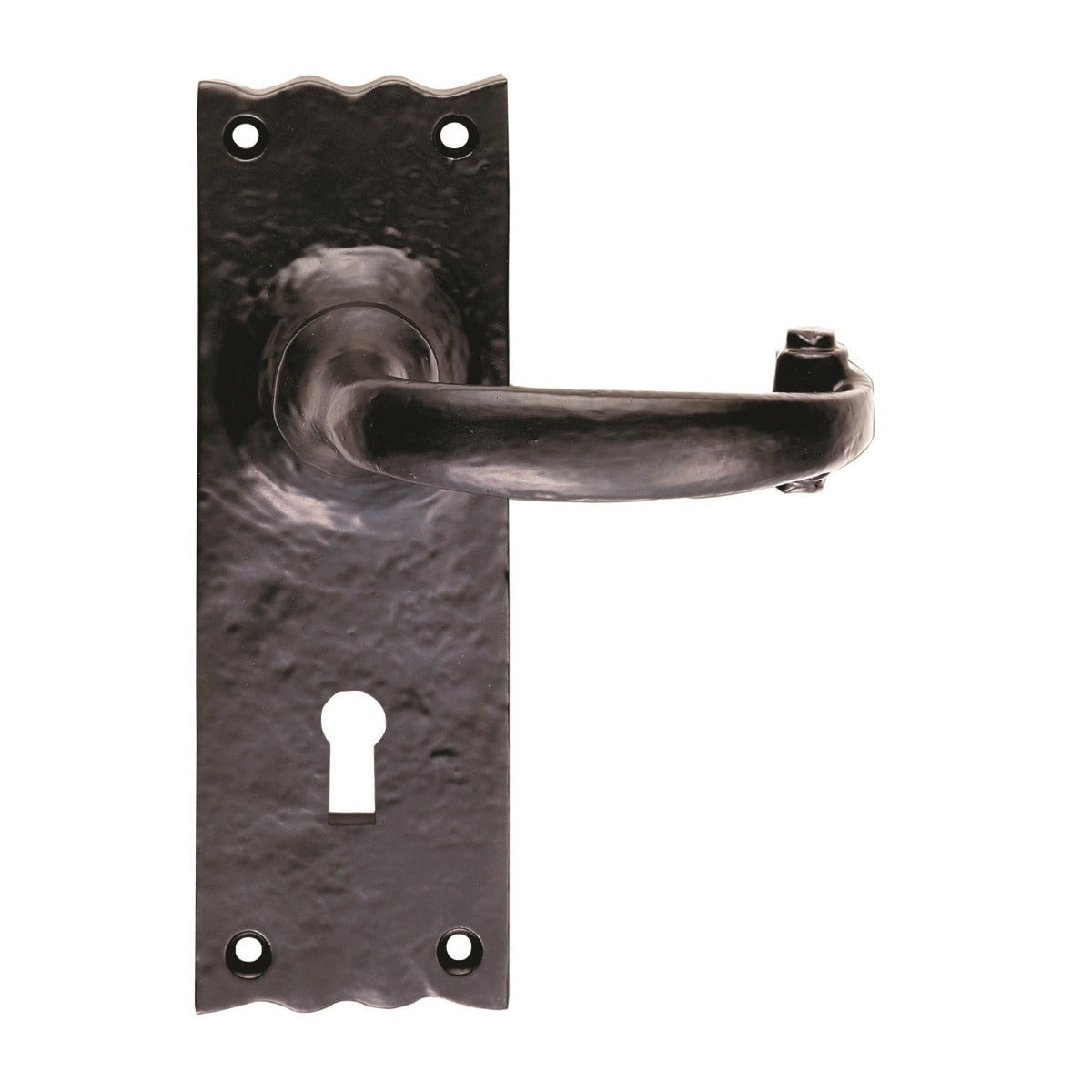 Traditional Lever on Lock Backplate