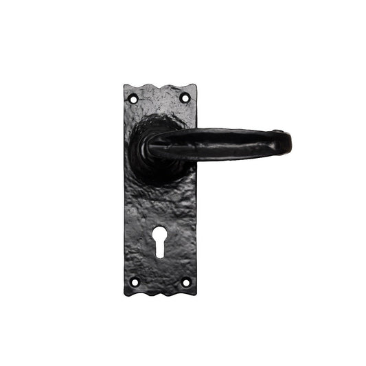 Traditional V Lever on Lock Backplate