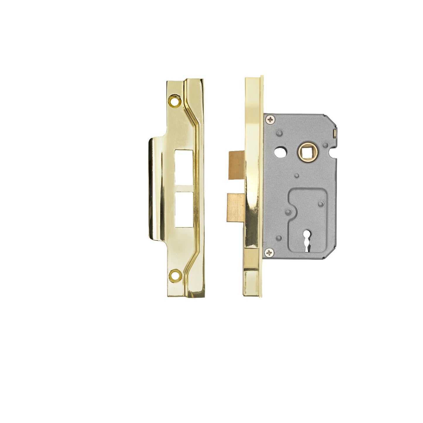 Contract 2 Lever Sashlock Rebated 64mm