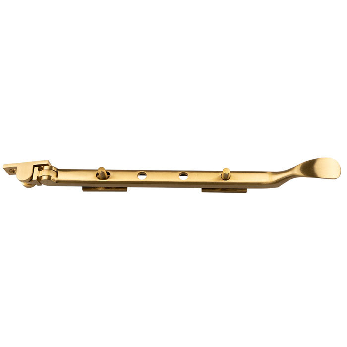 Victorian Casement Stay 300mm Satin Brass