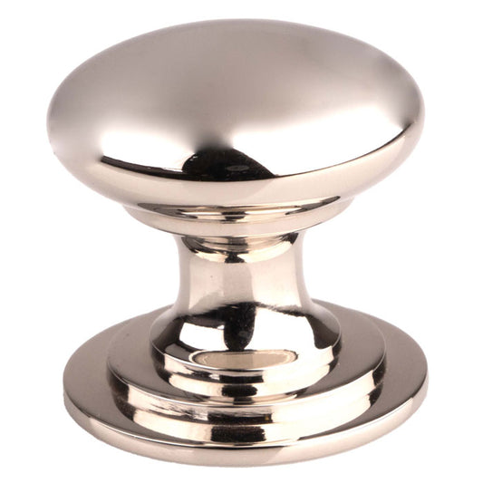 Victorian Cupboard Knob 25mm Polished Nickel