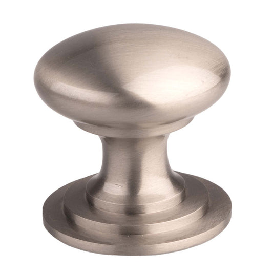 Victorian Cupboard Knob 25mm Stainless Steel Effect