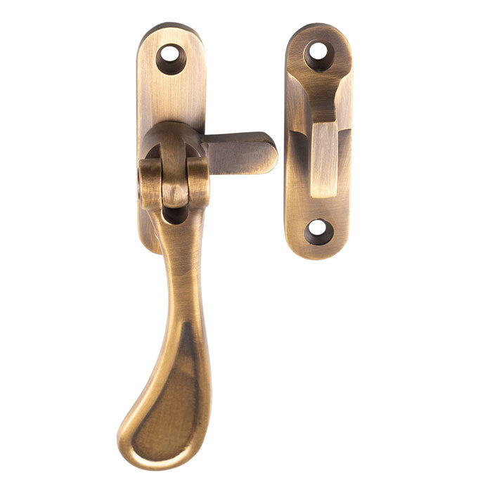 Casement Fastener Reversible Antique Brass