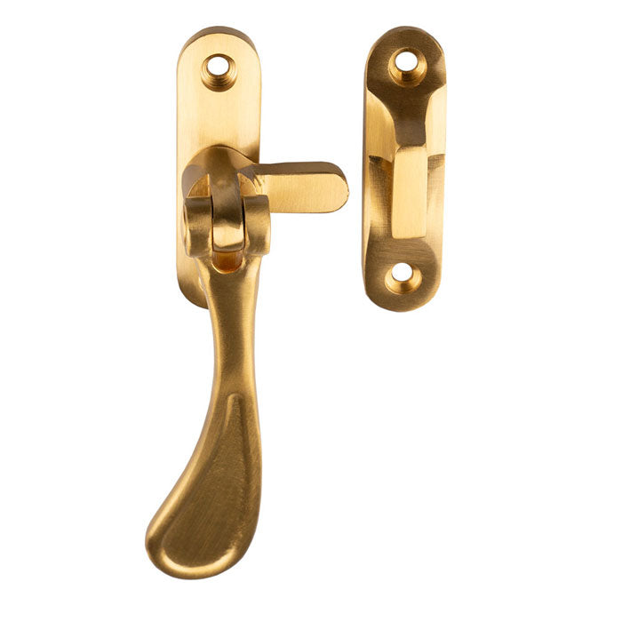 Casement Fastener Reversible Satin Brass