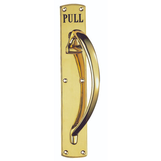 Engraved Large Pull Handle R/H