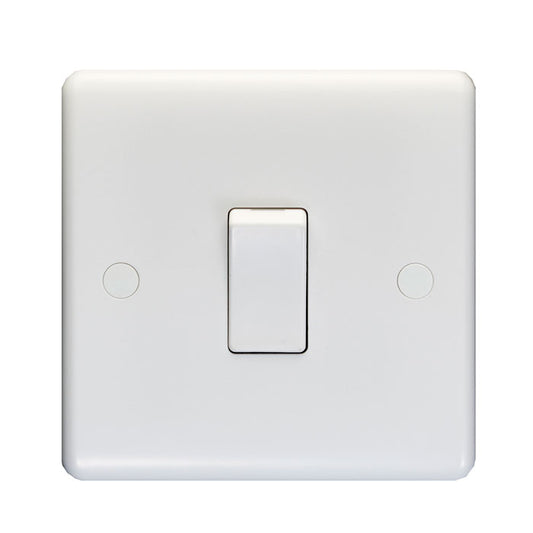 Enhance White Plastic Intermediate Switch - White