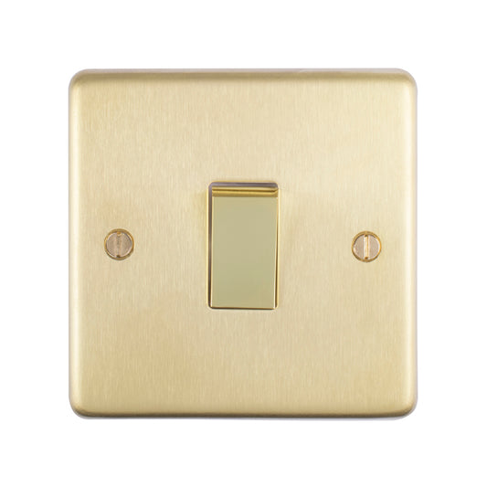 Stainless steel 20Amp Switch - Satin Brass