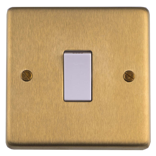 Stainless steel 20Amp Switch - Satin Brass