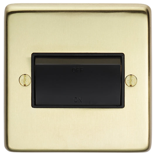 Stainless steel Fan Switch - Satin Brass