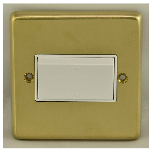 Stainless steel Fan Switch - Satin Brass