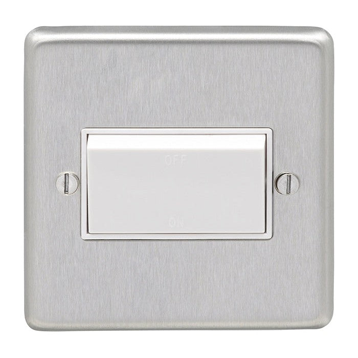 Stainless steel Fan Switch - Satin Stainless Steel