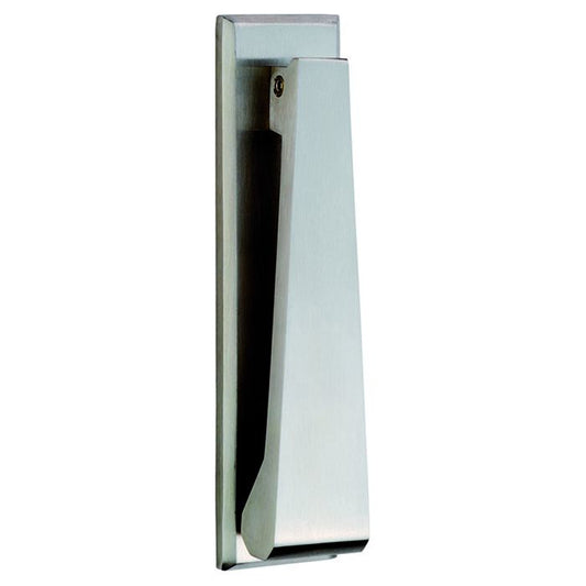 EUROSPEC door knocker - 167 x 40mm - bolt through fixing

 - satin stainless steel -