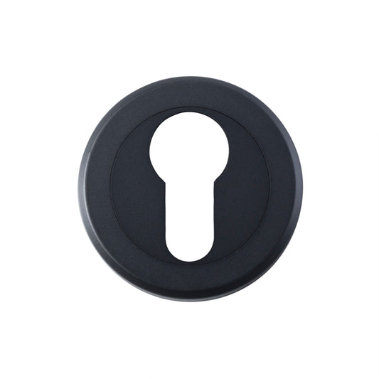 Serozzetta Euro Profile Escutcheon Matt Black