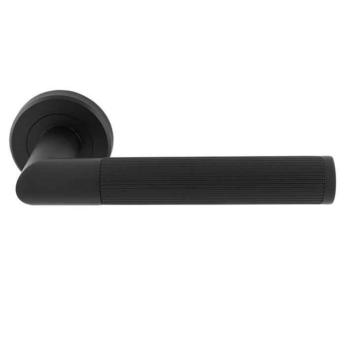 Serozzetta Trend Lines Lever On rose Matt Black