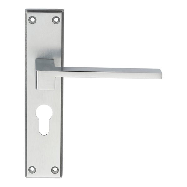 Serozzetta Equi Lever on Euro Lock Backplate