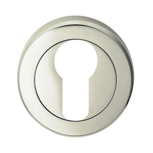 Serozzetta Euro Profile Escutcheon Polished Nickel