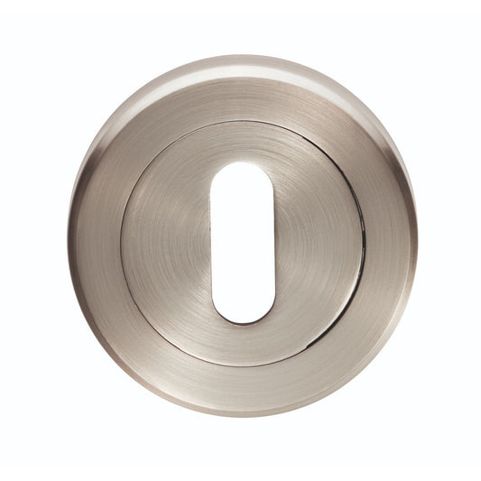 Serozzetta Standard Lock Profile Escutcheon Satin Nickel